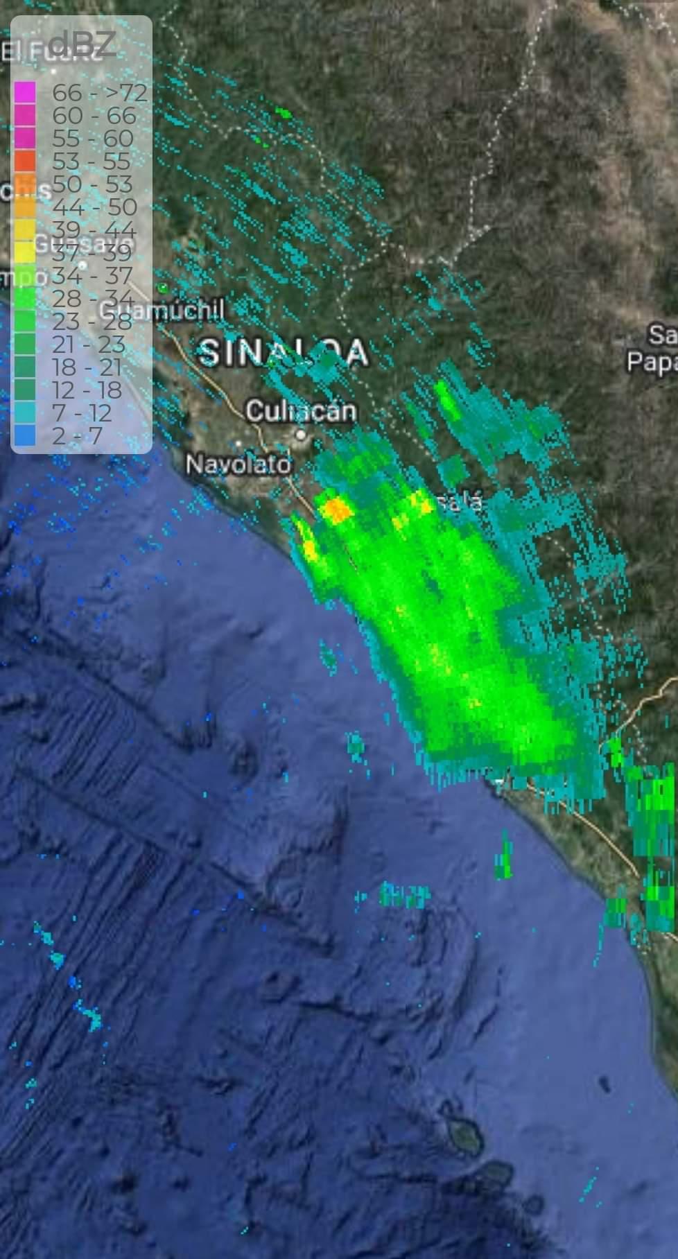 $!Se registran lluvias leves en el centro de Sinaloa durante la madrugada
