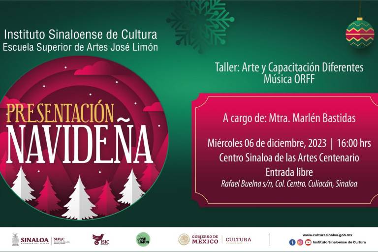 Este miércoles inicia la Presentación Navideña 2023 de alumnos del Isic