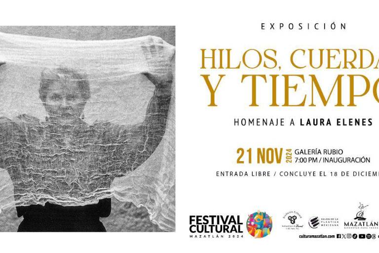 Homenajearán a la pintora Laura Elenes con Hilos, Cuerdas y Tiempo