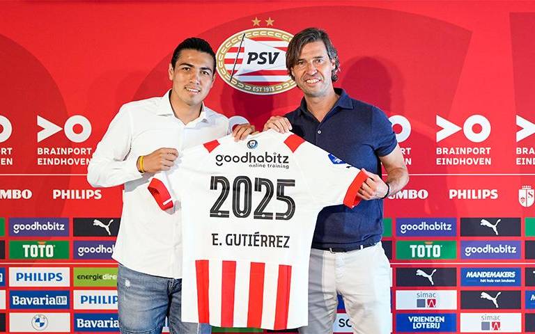 Sinaloense Érick Gutiérrez renueva con el PSV hasta 2025