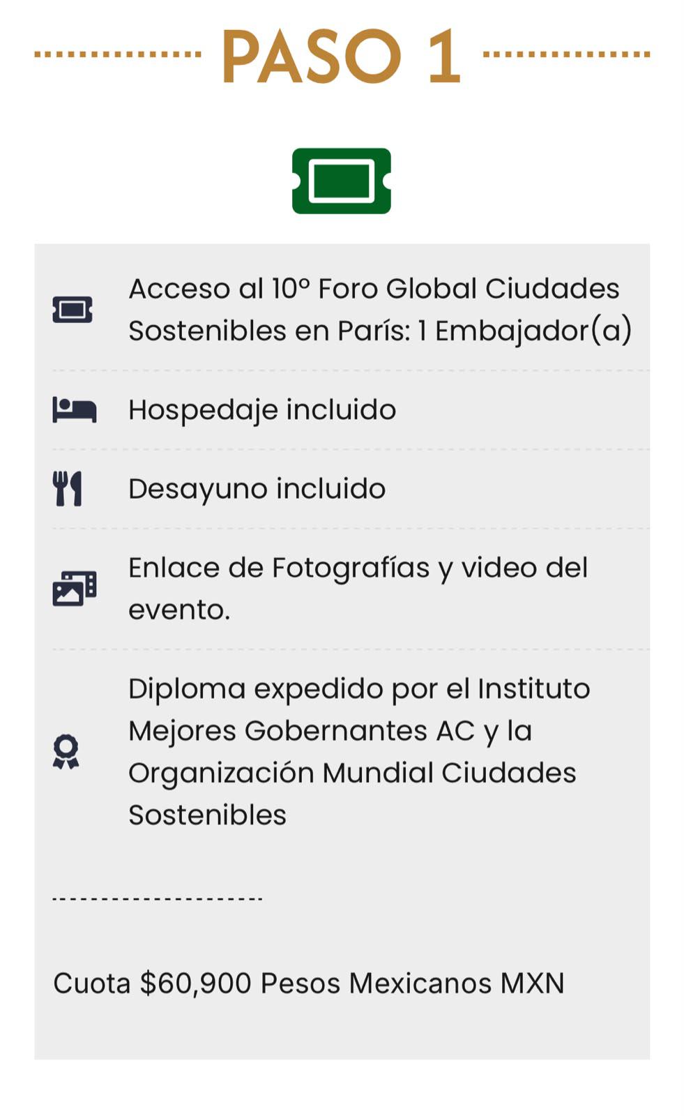 $!Alcalde de Elota vuelve a foro en París; acceso al evento cuesta $60,900 más gastos de viaje