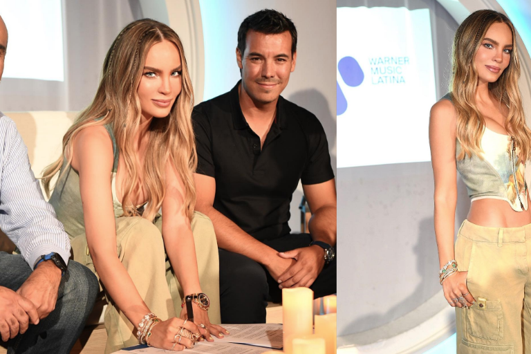 ¡Es oficial! Belinda firma contrato con la disquera Warner Music Latina