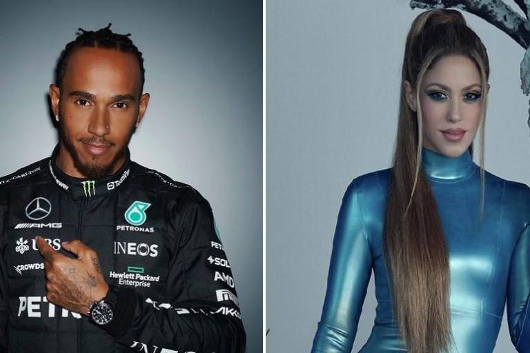 Captan a Lewis Hamilton paseando con Shakira