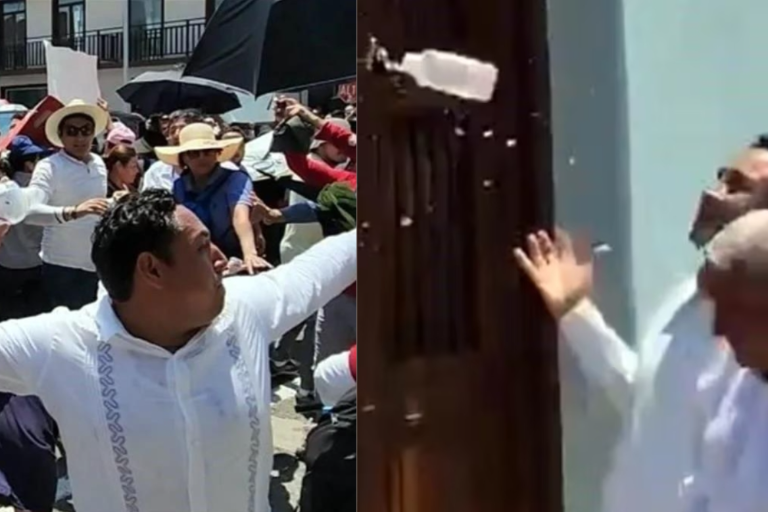 Se deslinda trabajador del Gobierno de Veracruz de ‘botellazo’ a López Obrador