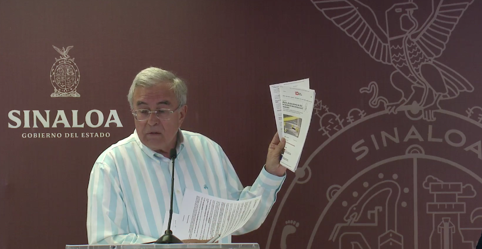 $!Cuestiona Rocha Moya desde ‘La Semanera’ publicaciones en medios de comunicación; estará aclarando notas, dice