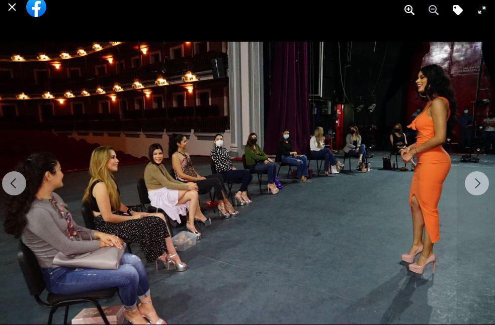 $!Aranza Molina durante su presentación con las candidatas.