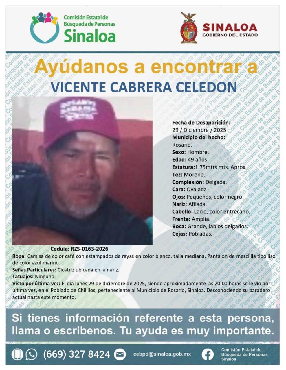 $!Buscan a cinco miembros de una familia desaparecida en Chilillos, Rosario
