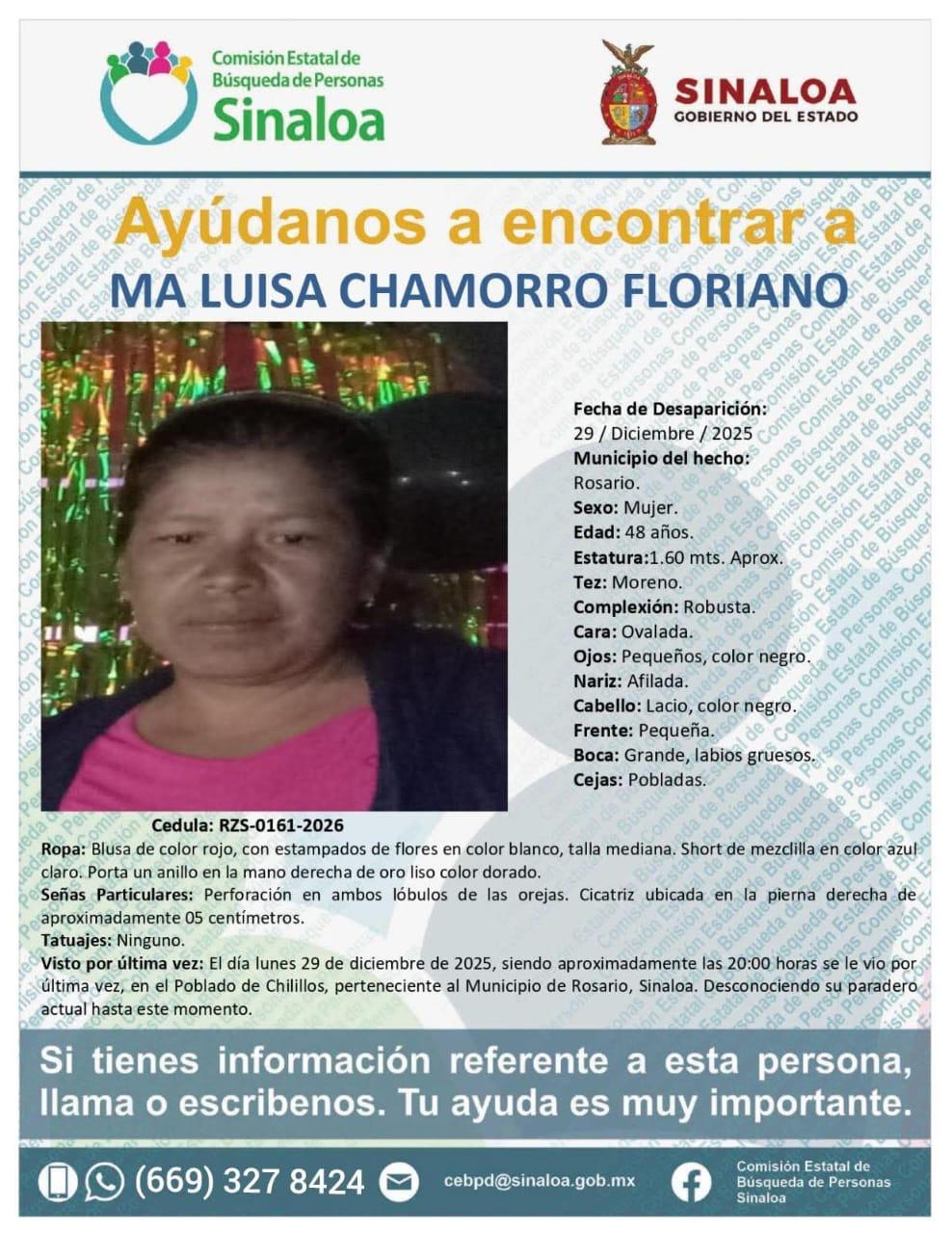 $!Buscan a cinco miembros de una familia desaparecida en Chilillos, Rosario