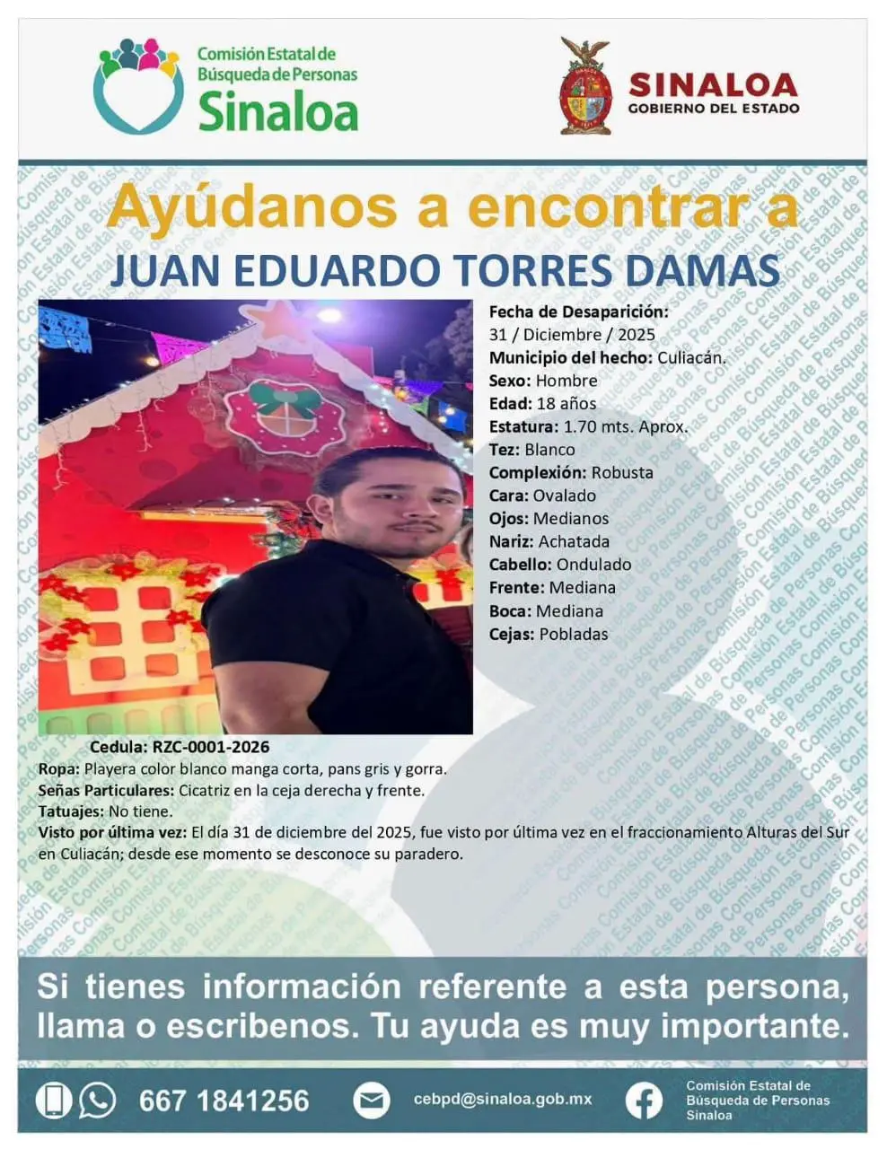 $!Hallan asesinado a balazos a Juan Eduardo en Culiacán; había sido reportado como desaparecido