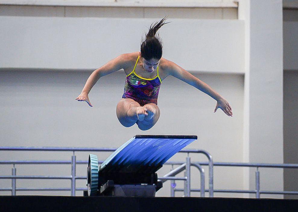 $!Oro sincronizado para México: Mia y Lía Cueva brillan en Asunción 2025