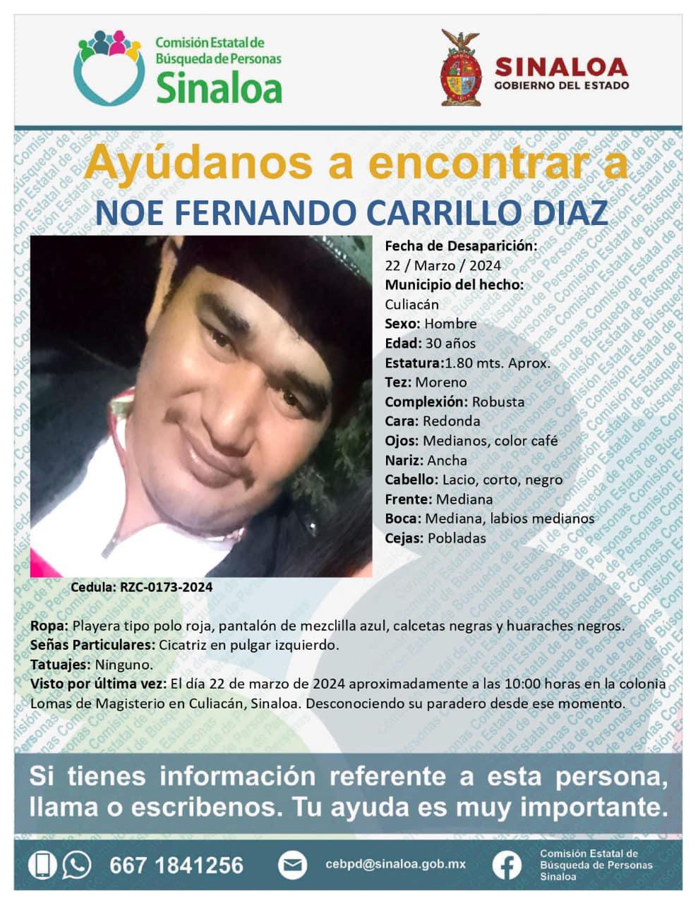 $!Son 11 las fichas que siguen activas de las personas desaparecidas el viernes 22 de marzo en Sinaloa