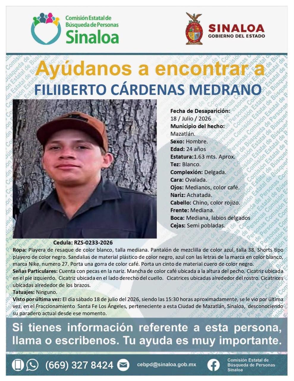 $!Tres hombres desaparecen el mismo día en el Fraccionamiento Santa Fe de Mazatlán