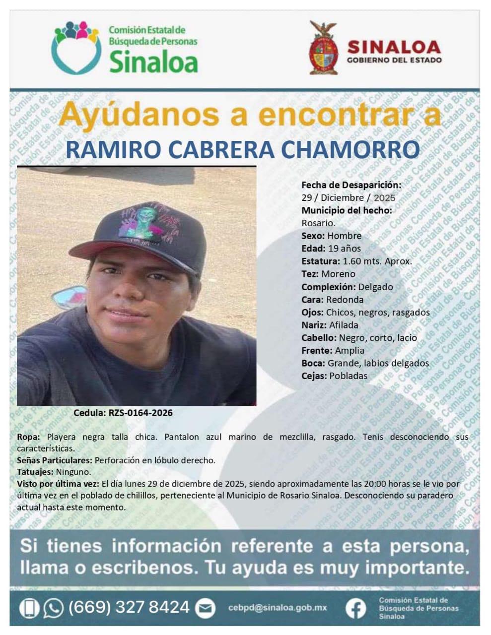 $!Buscan a cinco miembros de una familia desaparecida en Chilillos, Rosario