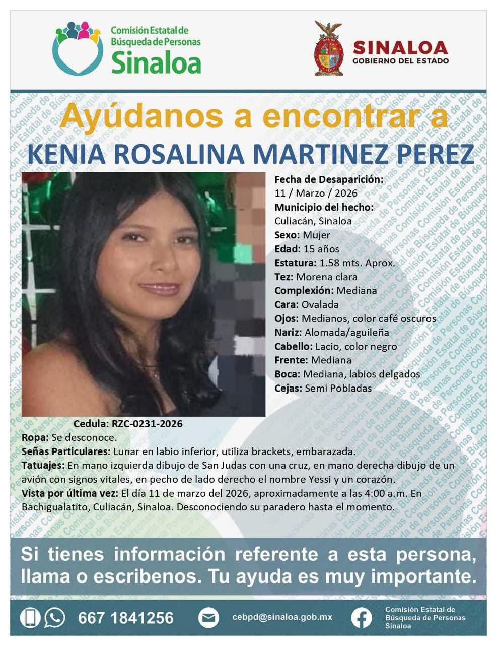 $!Giran fichas de búsqueda por 2 adolescentes y mujer tras privación de la libertad en Culiacán