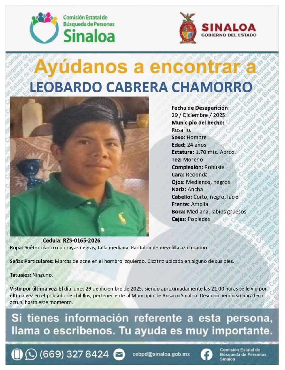 $!Buscan a cinco miembros de una familia desaparecida en Chilillos, Rosario