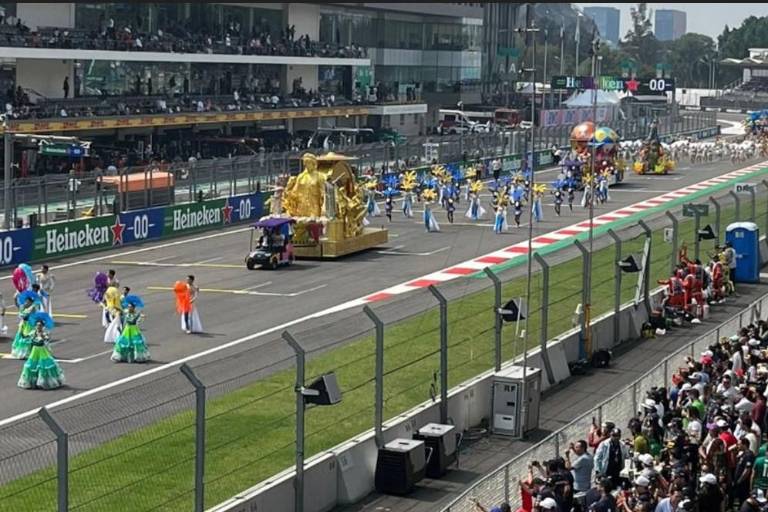 Alegra el Carnaval de Mazatlán al Gran Premio de México con su música y colorido