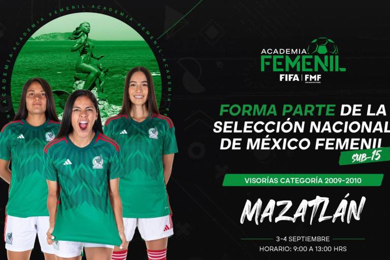 Llega la hora para que las chicas en Mazatlán se muestren en visorías de futbol de la FMF
