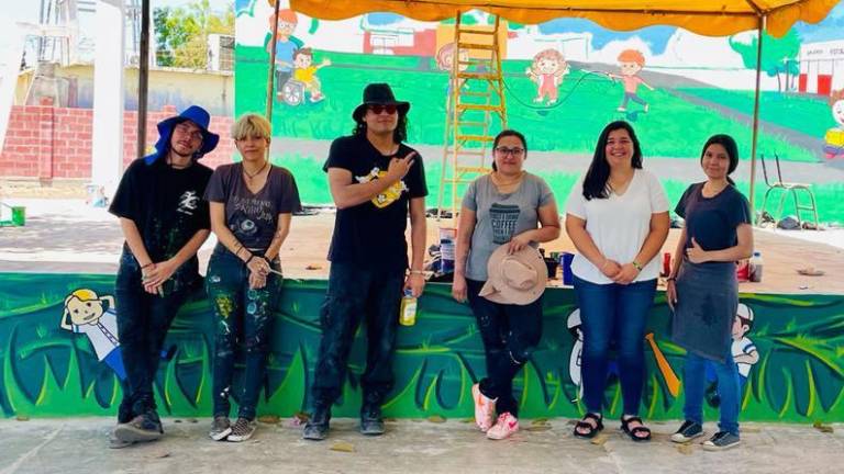 A través de murales, el Instituto Municipal de la Juventud busca rescatar espacios