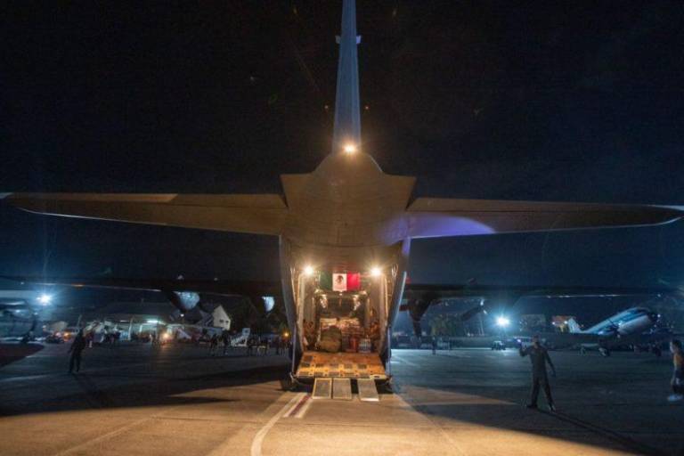 México envía 15.4 toneladas de ayuda humanitaria tras sismo de 7.2 grados en Haití