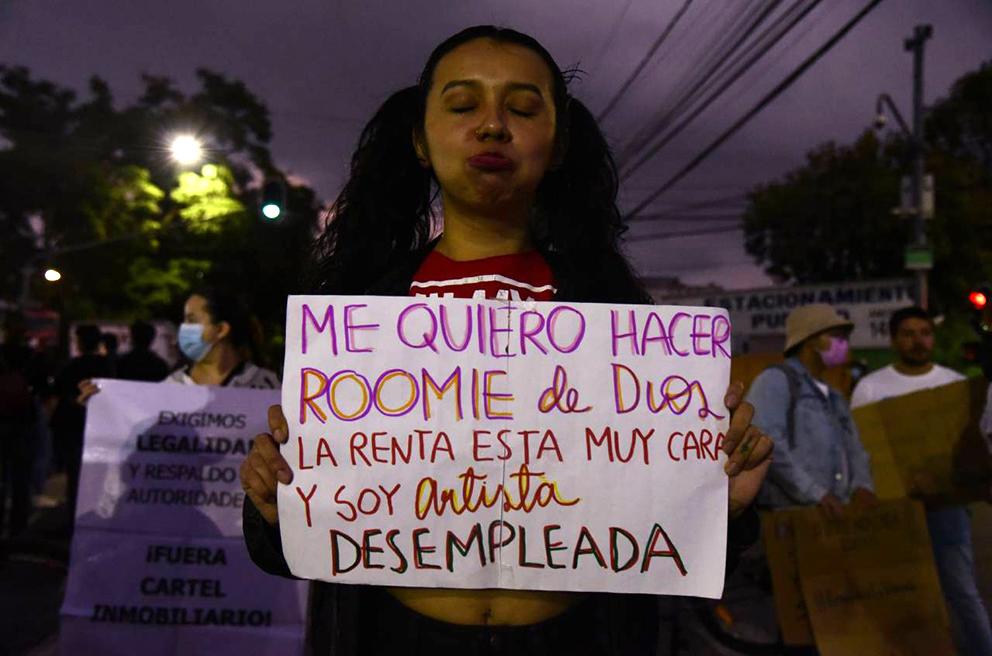 $!¡No más gente sin viviendas! El clamor de la generación sin casa