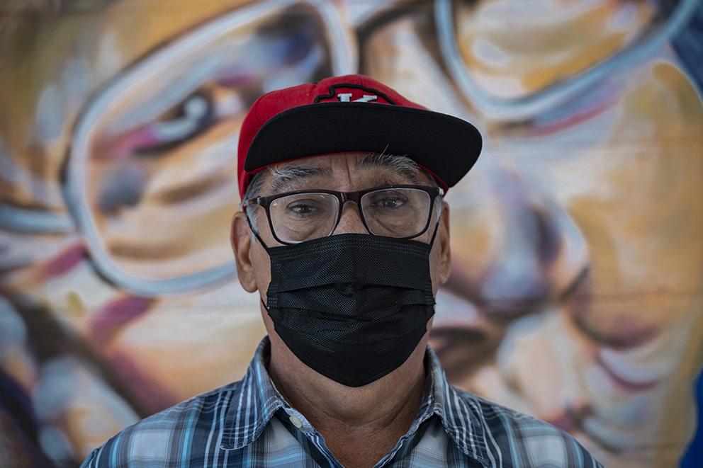 $!José Sánchez tiene 66 años y va a las terapías de rehabilitación en las Utipias de Iztapalapa.