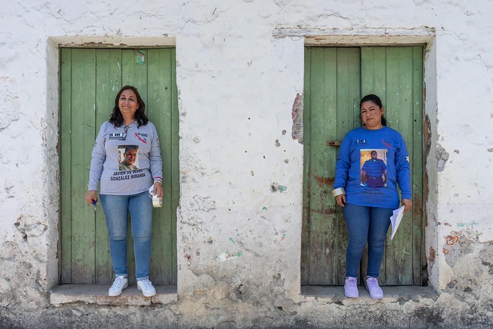 $!Martha Alicia busca a su hijo Javier de Jesús González Miranda / Margarita busca a su esposo Willians David Cervantes Jiménez.