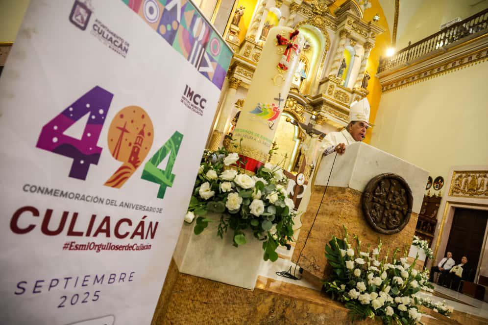 $!Celebran aniversario 494 de Culiacán con misa en Catedral