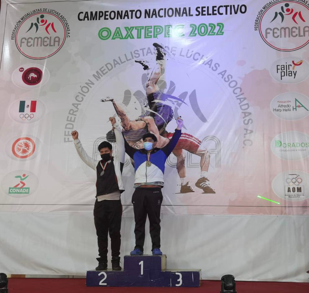 $!Logra Paúl Morales medalla de oro en el Clasificatorio Nacional de Luchas