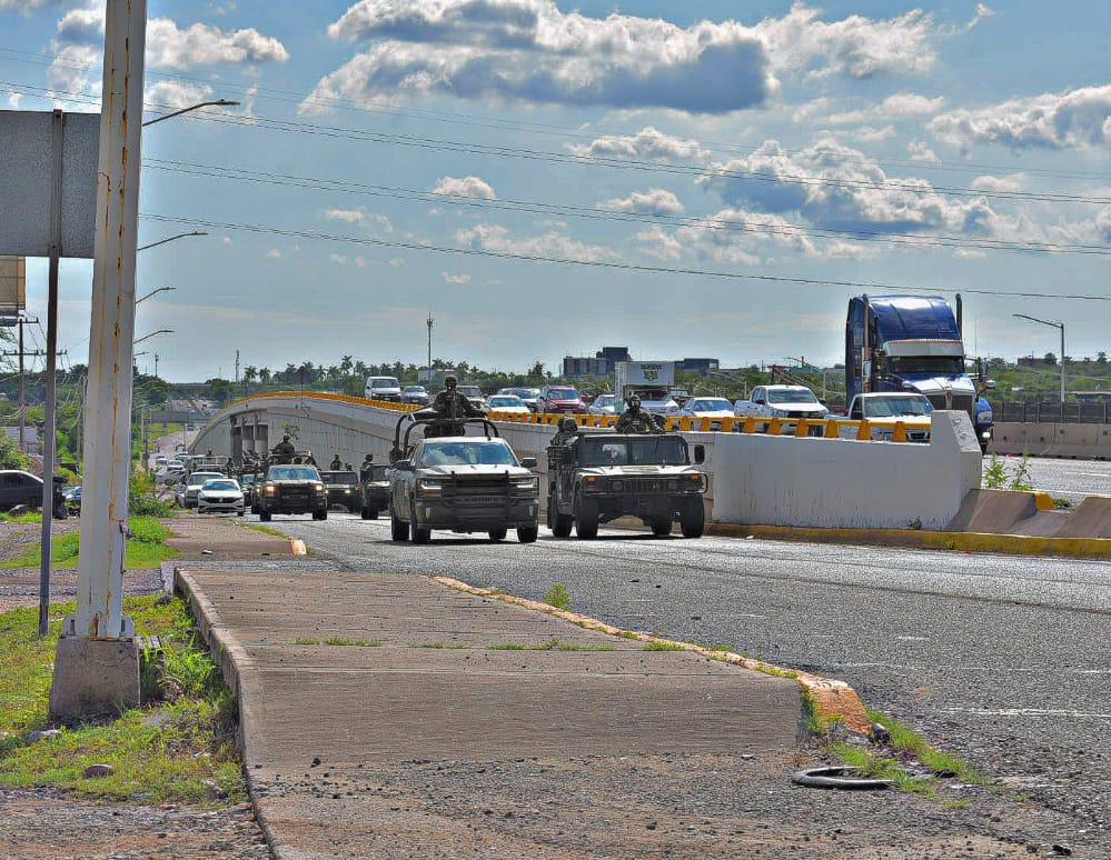 $!Arriban a Sinaloa un gran número de militares y de la Guardia Nacional para reforzar la seguridad