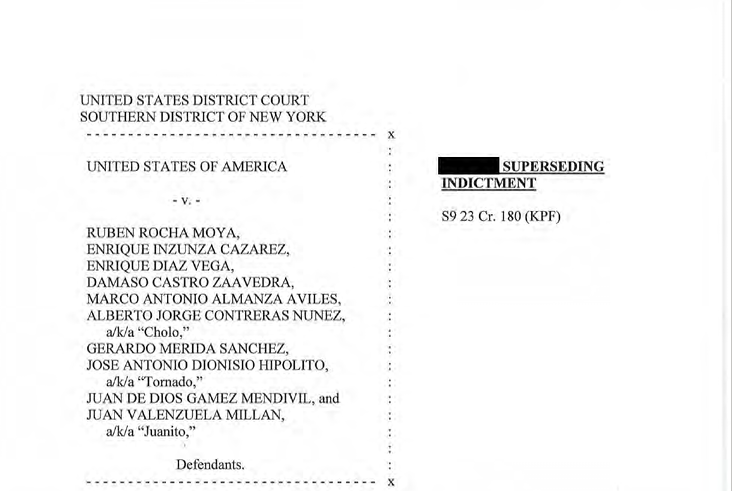 De esto acusan en Estados Unidos a Rubén Rocha Moya y funcionarios de Sinaloa