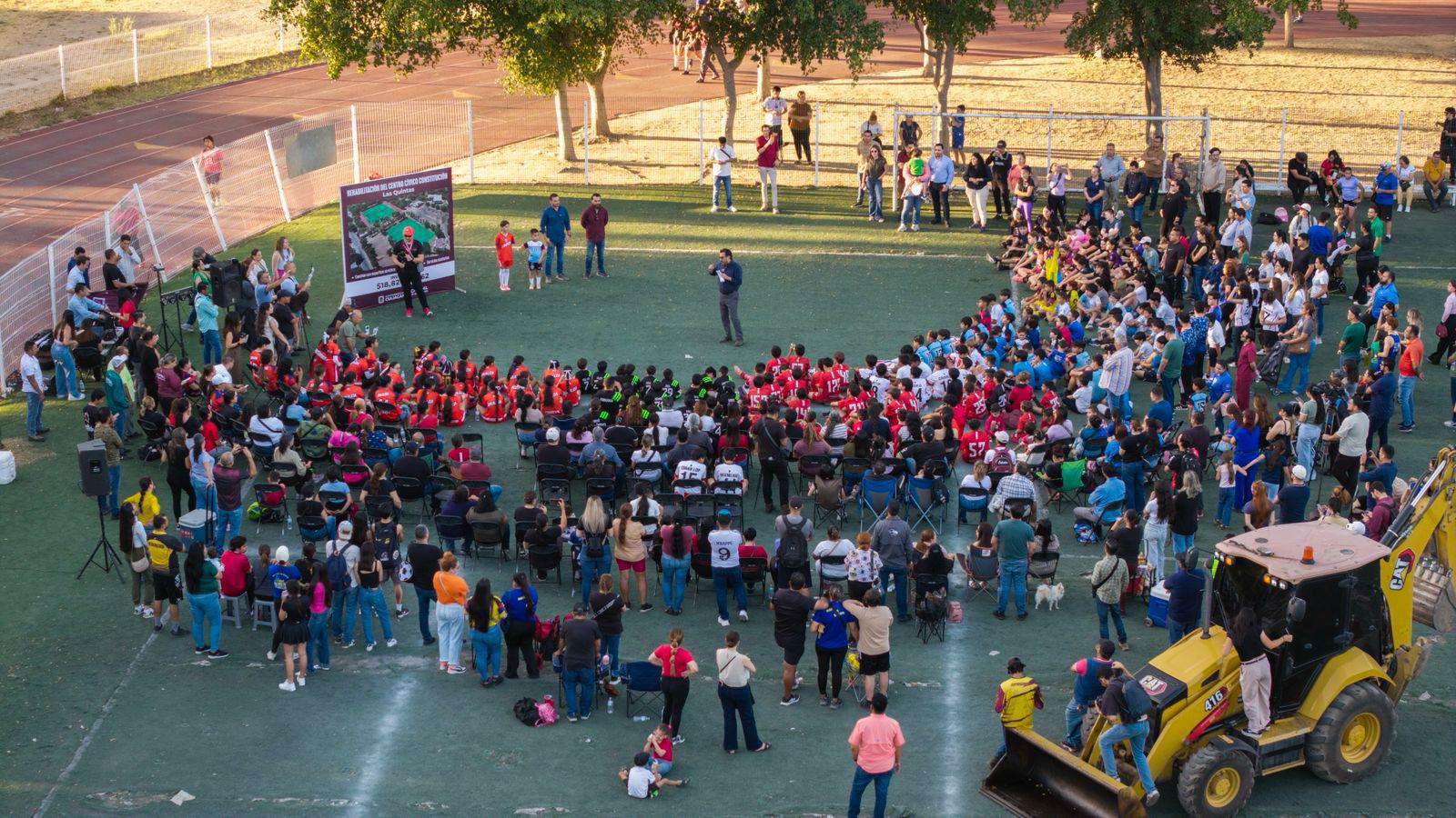 Arranca rehabilitación del Centro Cívico Constitución de Culiacán con inversión inicial de $19 millones