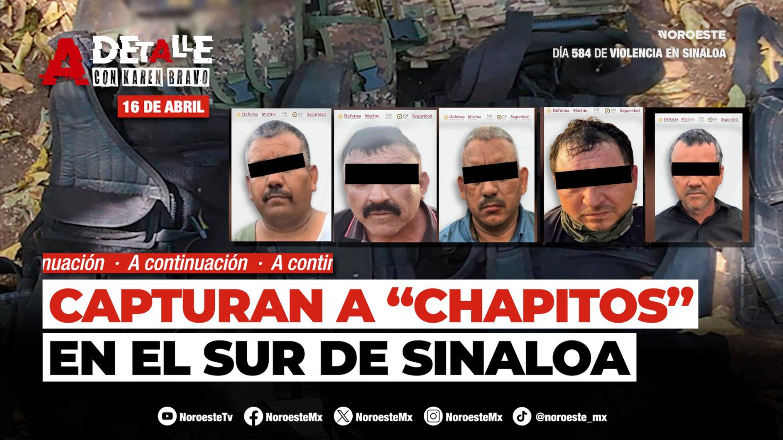 #EnVivo | Este jueves A Detalle: Capturan en Escuinapa a célula vinculada con ‘Los Chapitos del Cártel de Sinaloa