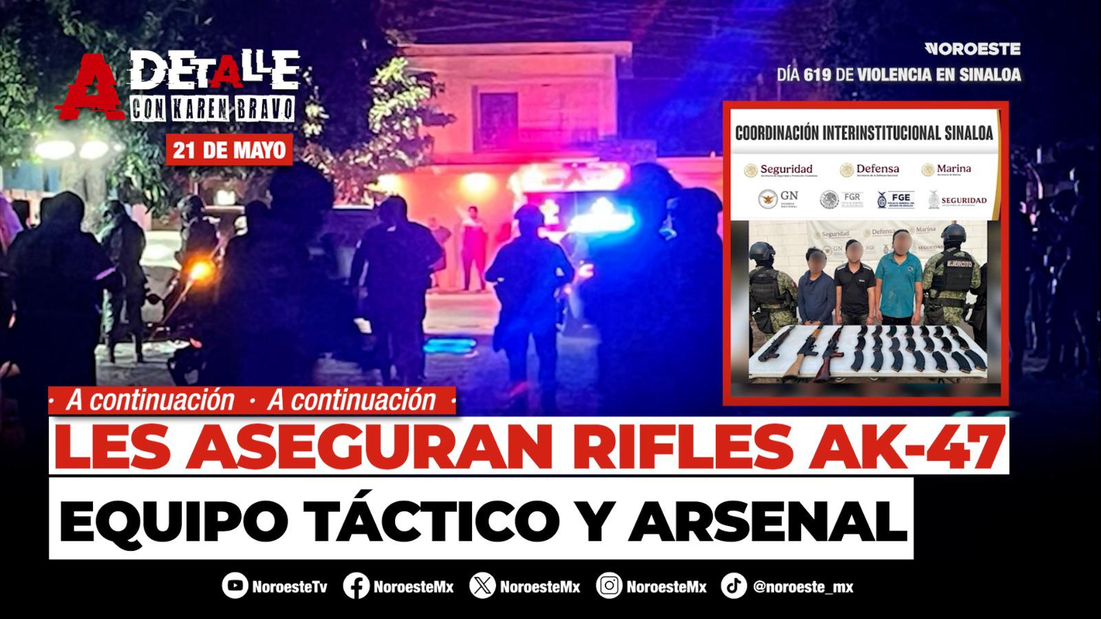 #EnVivo | Este jueves A Detalle: Detienen a presuntos responsables de ataque a guardias nacionales en Culiacán