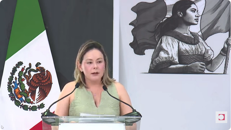 Gobernadora interina de Sinaloa compromete a velar por la seguridad de Sinaloa