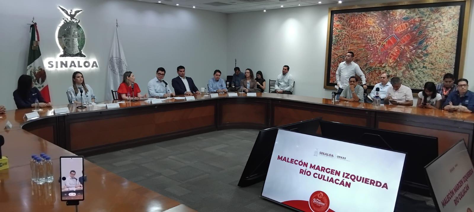 Presentan paquete de obras del Malecón Río Culiacán y puente sobre Pedro Infante; invertirán más de $1,140 millones