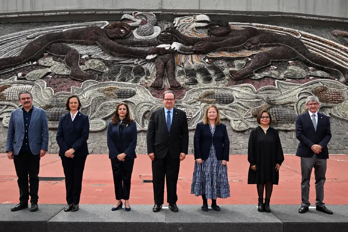 UNAM, Embajada de EU y World Monument Fund trabajarán en la conservación de murales en CU