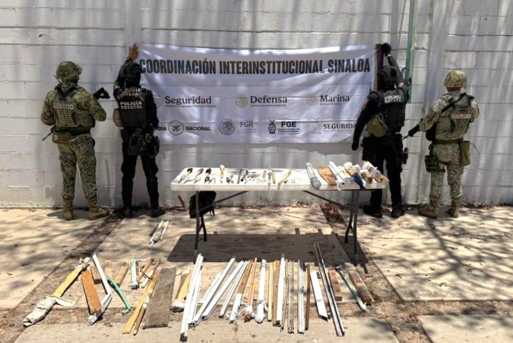 Aseguran armas blancas en tutelar de menores de Culiacán tras revisión este domingo