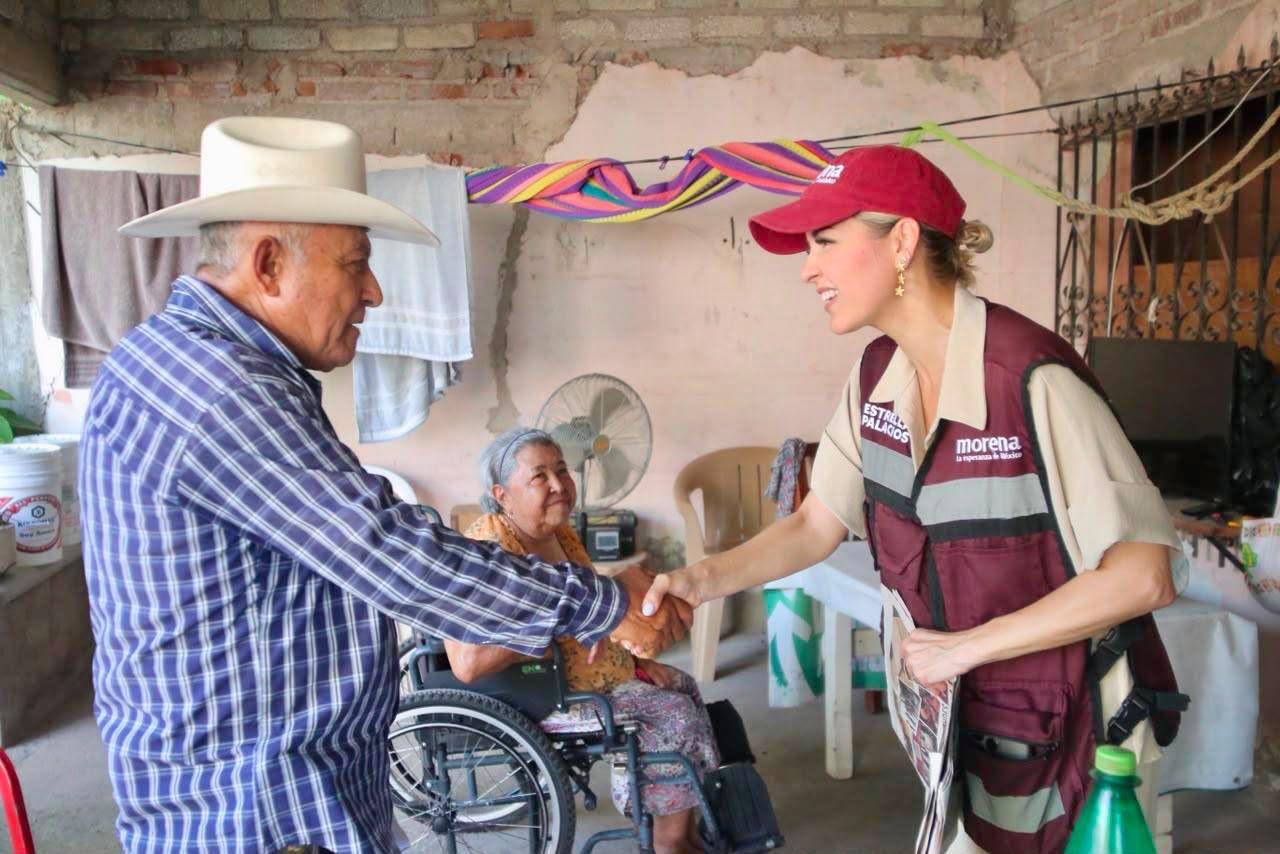 Estrella Palacios recorre Salvador Alvarado y Angostura rumbo a coordinación estatal de Morena